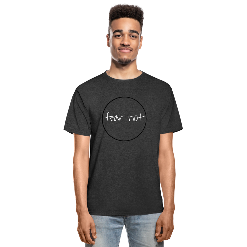 Fear Not Hanes Adult Tagless T-Shirt - charcoal grey