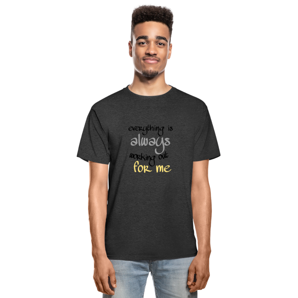 Everything Is Always Hanes Adult Tagless T-Shirt - charcoal grey