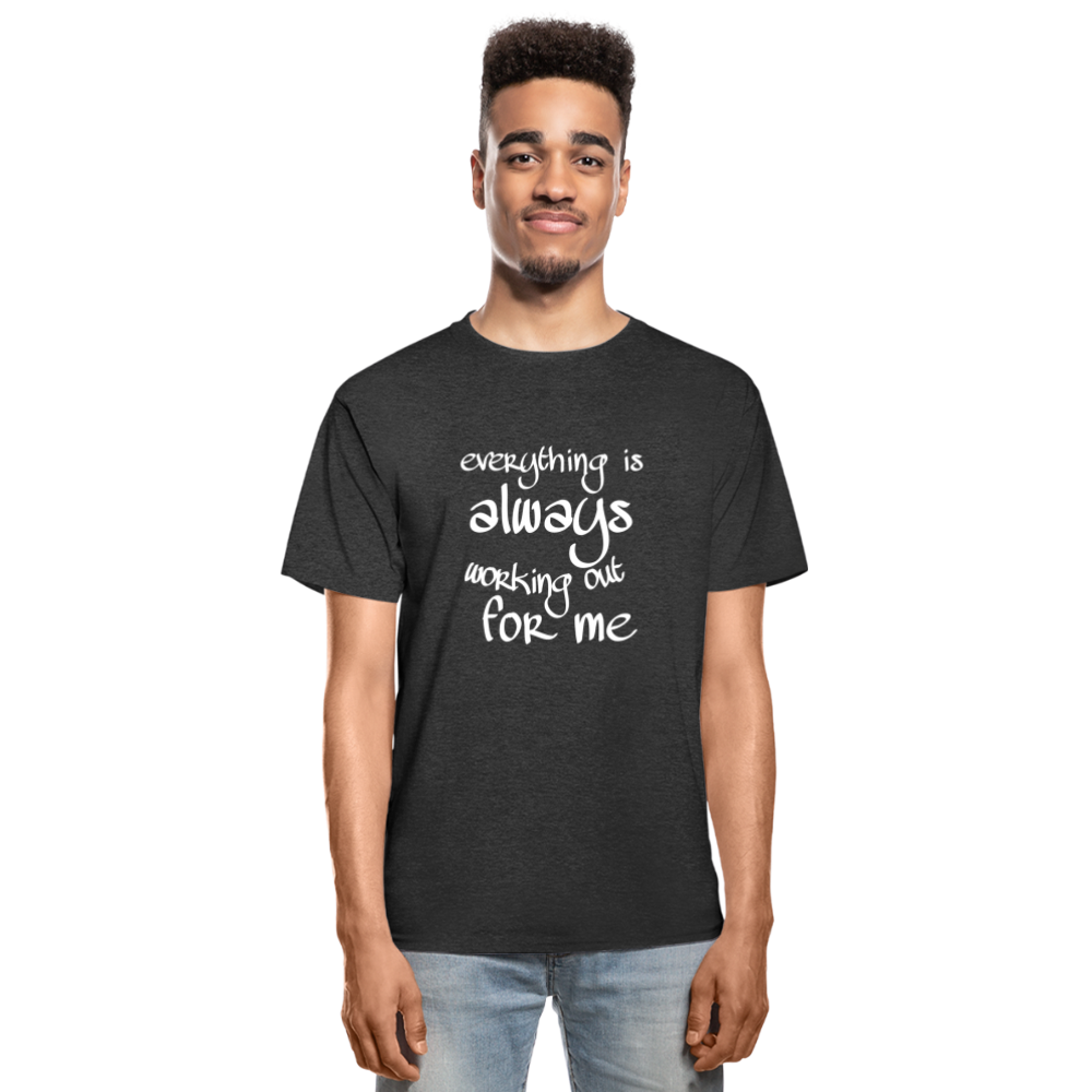 Everything Is Hanes Adult Tagless T-Shirt - charcoal grey