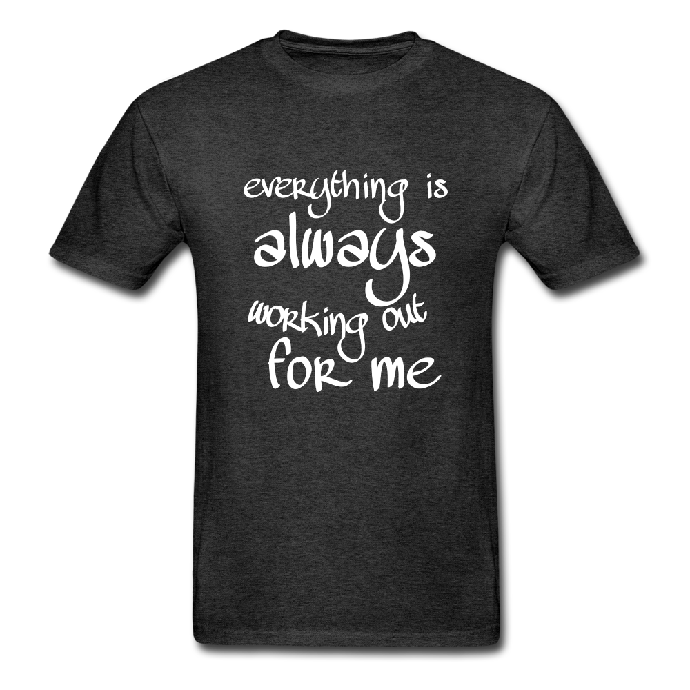 Everything Is Hanes Adult Tagless T-Shirt - charcoal grey