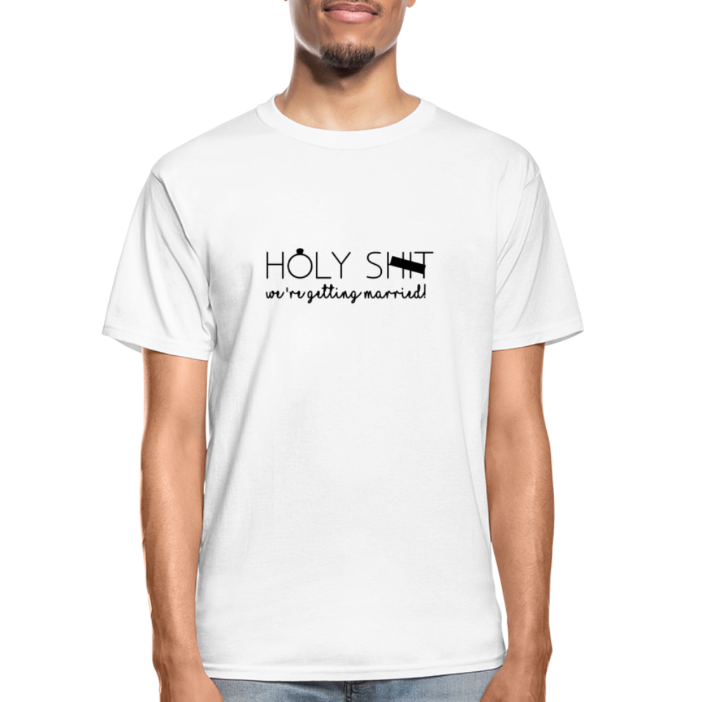 Holy Sh*t Hanes Adult Tagless T-Shirt - white