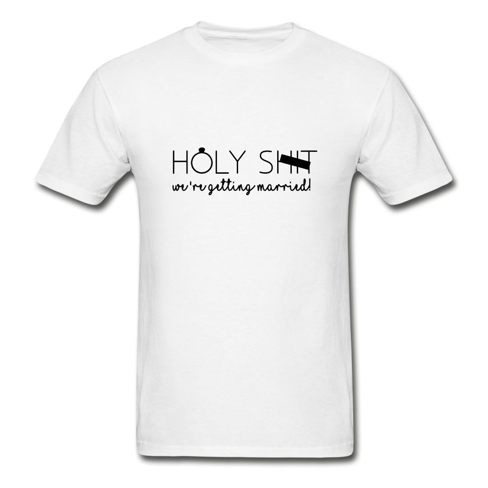 Holy Sh*t Hanes Adult Tagless T-Shirt - white