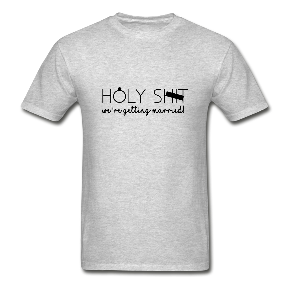 Holy Sh*t Hanes Adult Tagless T-Shirt - heather gray