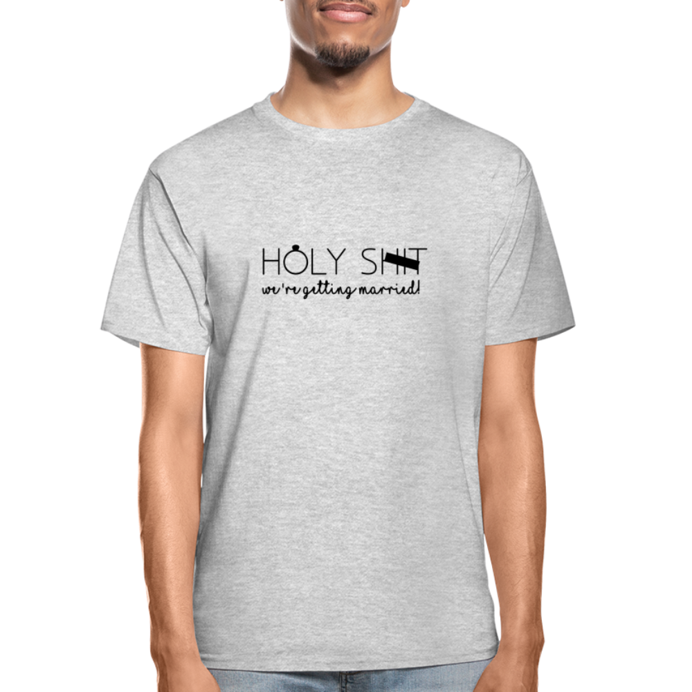 Holy Sh*t Hanes Adult Tagless T-Shirt - heather gray