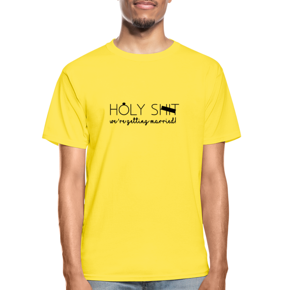 Holy Sh*t Hanes Adult Tagless T-Shirt - yellow