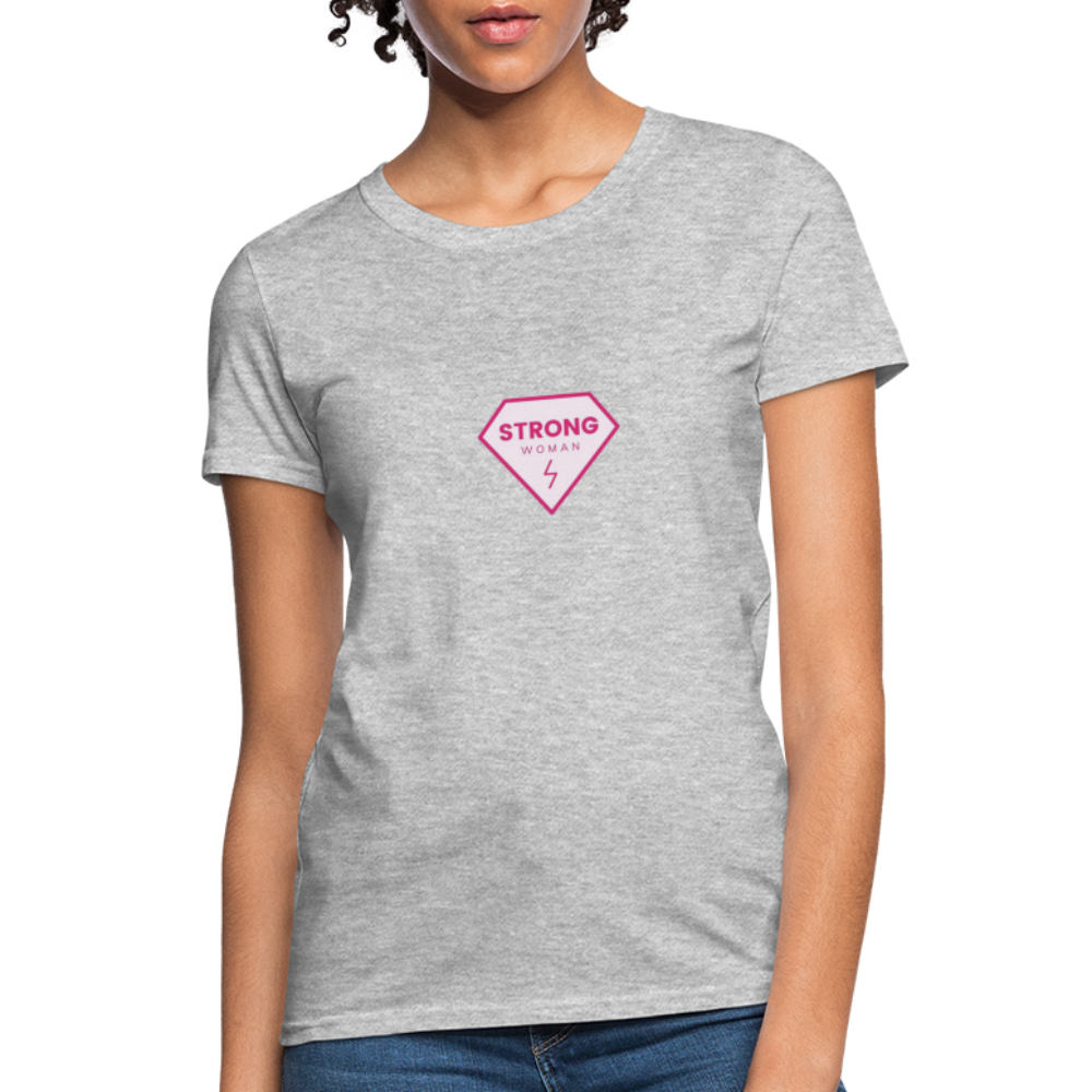 Strong Women's T-Shirt - heather gray