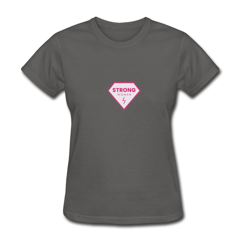 Strong Women's T-Shirt - charcoal