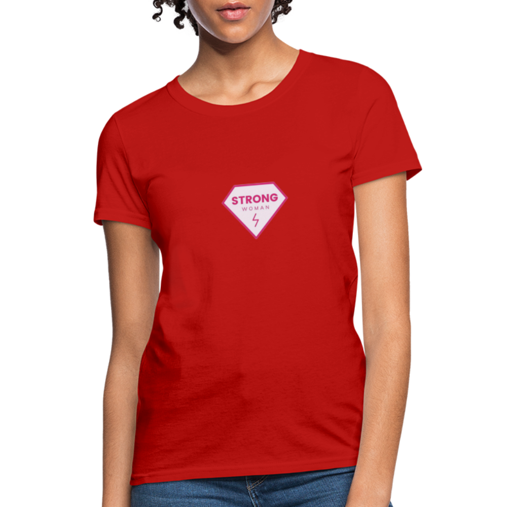 Strong Women's T-Shirt - red
