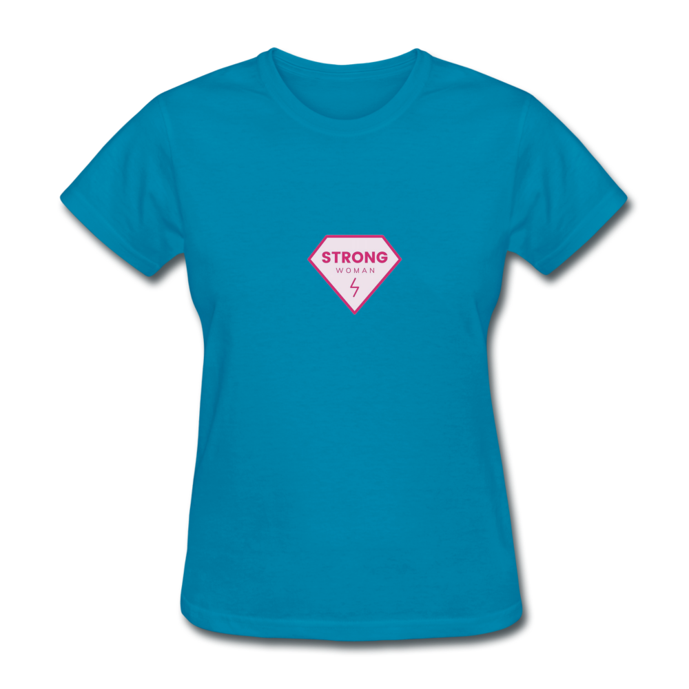 Strong Women's T-Shirt - turquoise