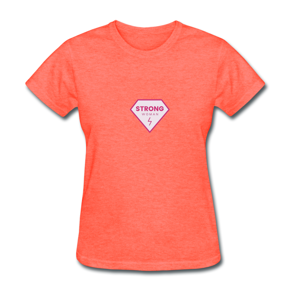 Strong Women's T-Shirt - heather coral