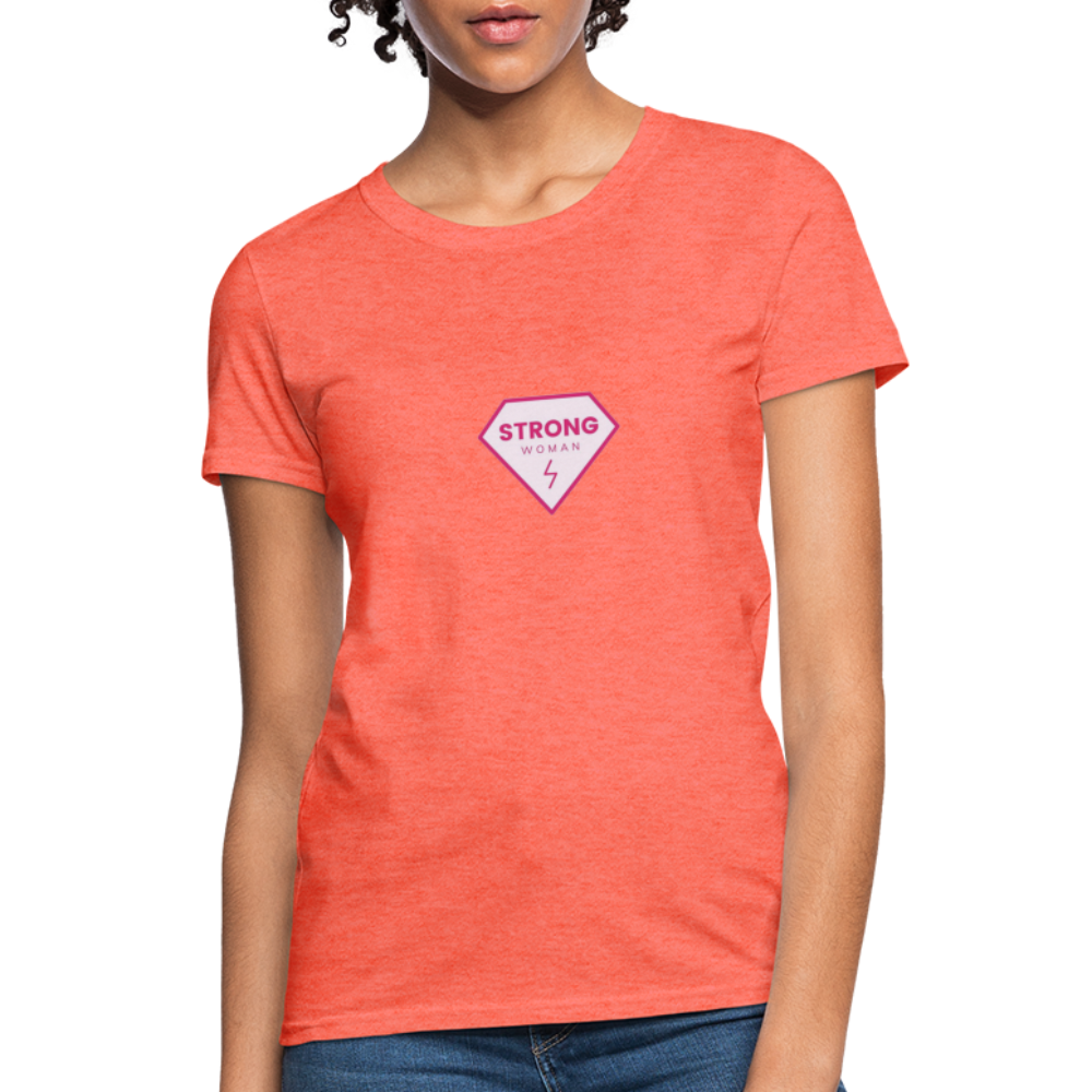 Strong Women's T-Shirt - heather coral