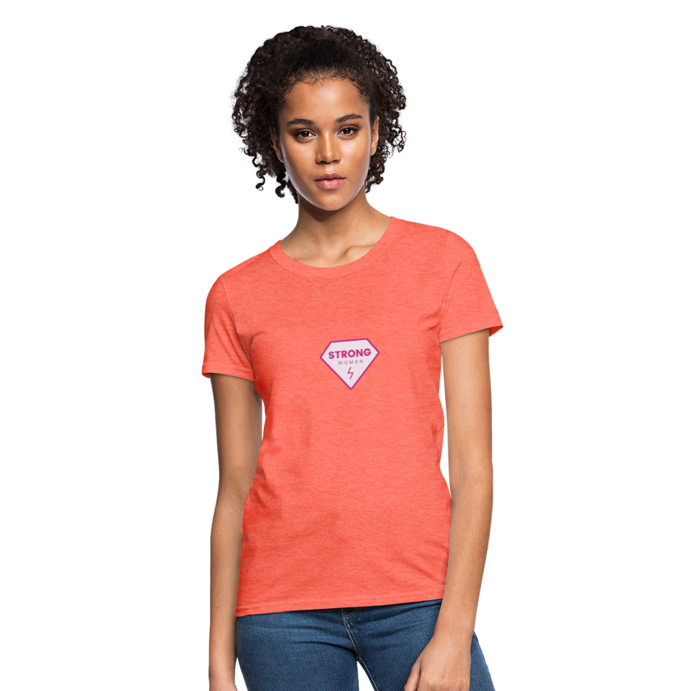 Strong Women's T-Shirt - heather coral