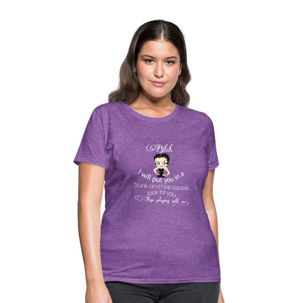 Stop Playing Women's T-Shirt - purple heather