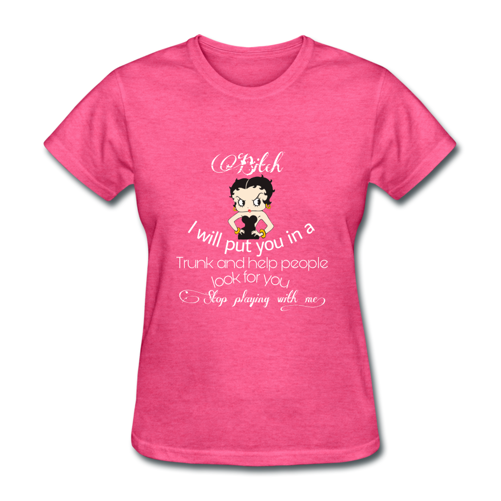 Stop Playing Women's T-Shirt - heather pink