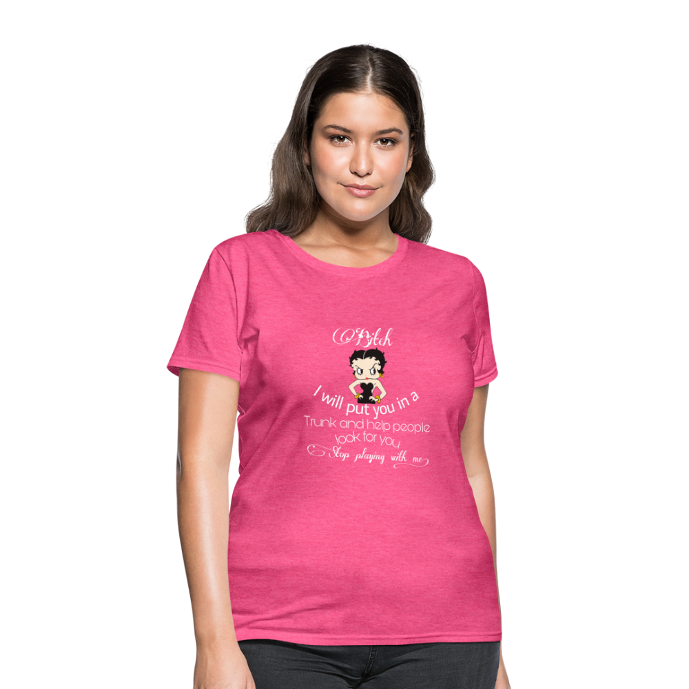 Stop Playing Women's T-Shirt - heather pink
