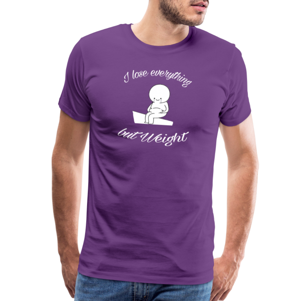 I Lose Everything Men's Premium T-Shirt - purple