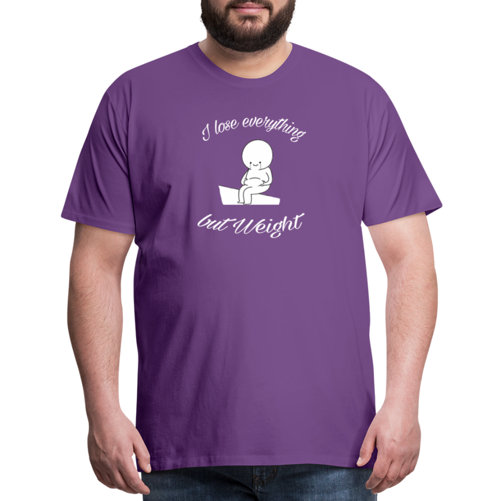I Lose Everything Men's Premium T-Shirt - purple