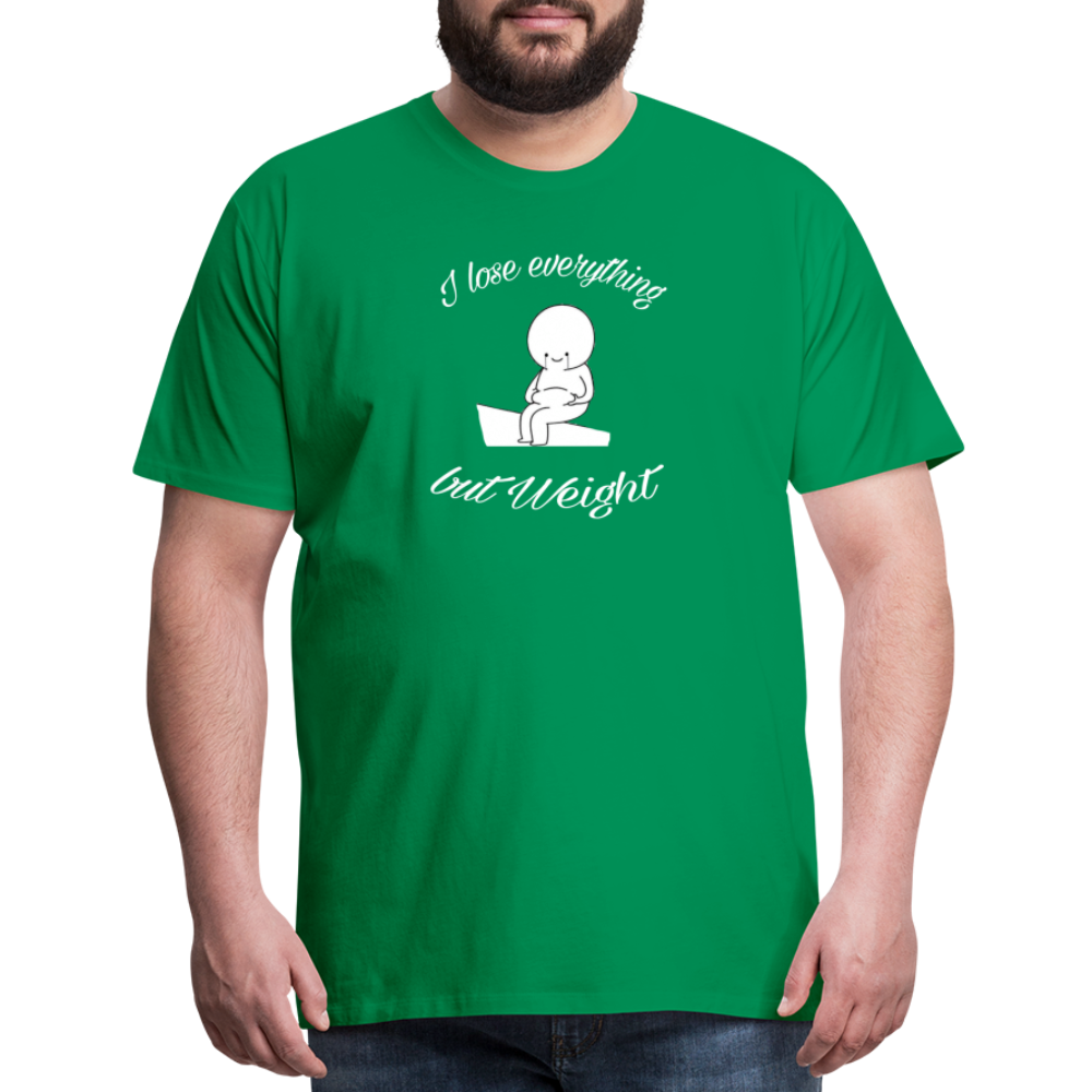 I Lose Everything Men's Premium T-Shirt - kelly green
