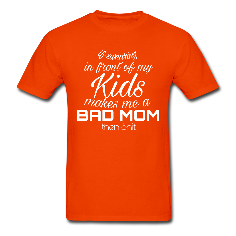 If Swearing In Front Ultra Cotton Adult T-Shirt - orange