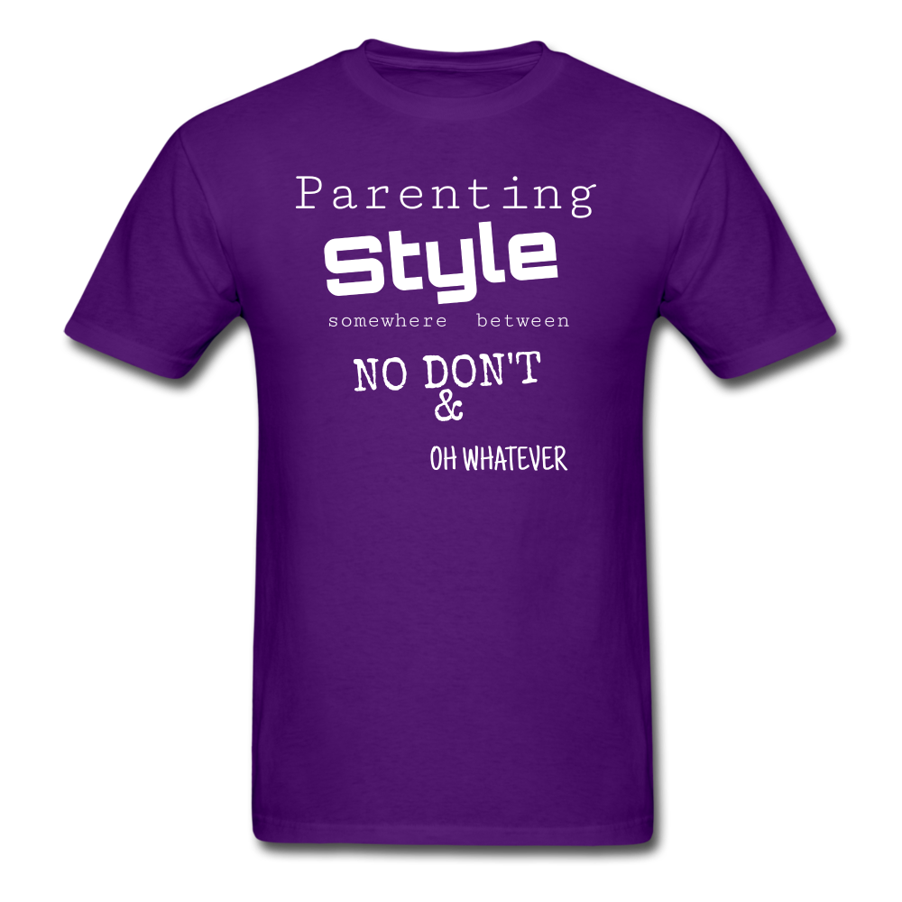 Parenting Style Unisex Classic T-Shirt - purple