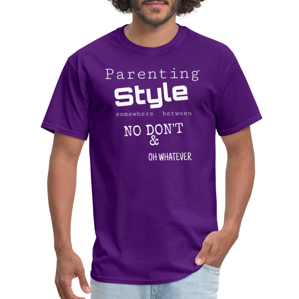 Parenting Style Unisex Classic T-Shirt - purple