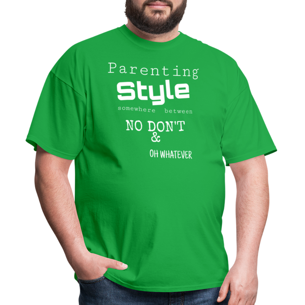 Parenting Style Unisex Classic T-Shirt - bright green