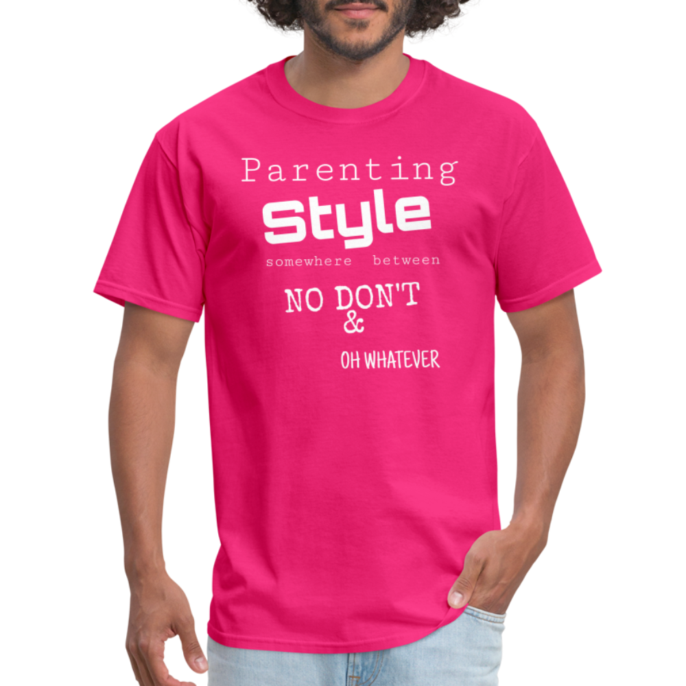Parenting Style Unisex Classic T-Shirt - fuchsia