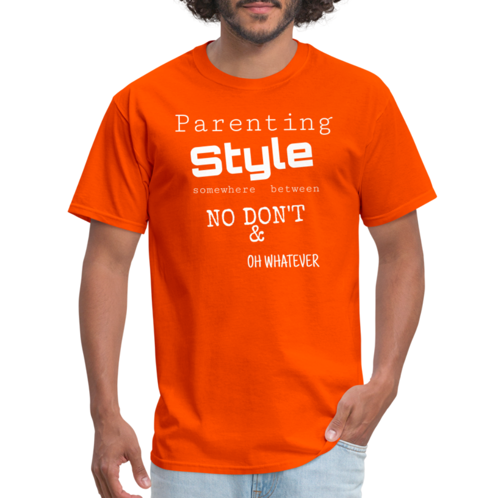 Parenting Style Unisex Classic T-Shirt - orange