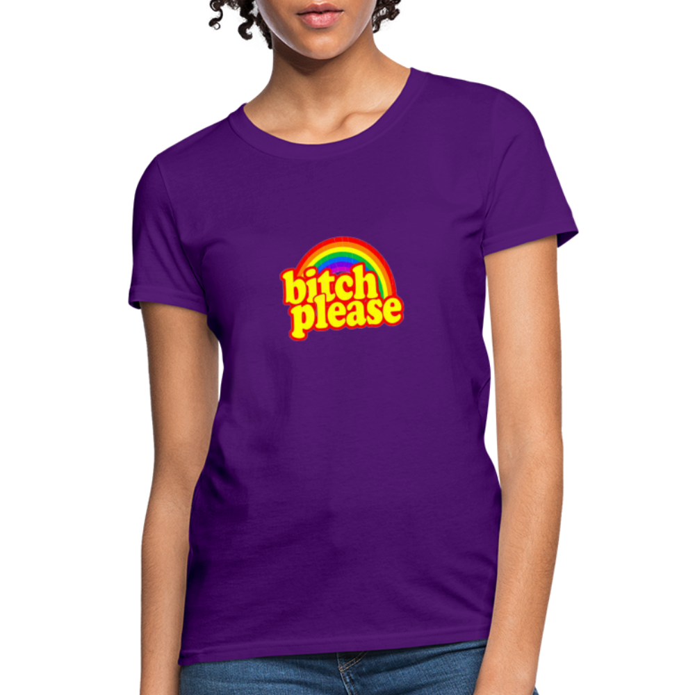 Bit*h Please Women's T-Shirt - purple