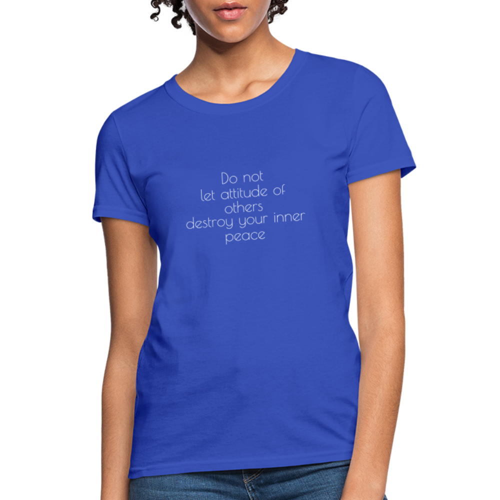 Do Not Let Women's T-Shirt - royal blue