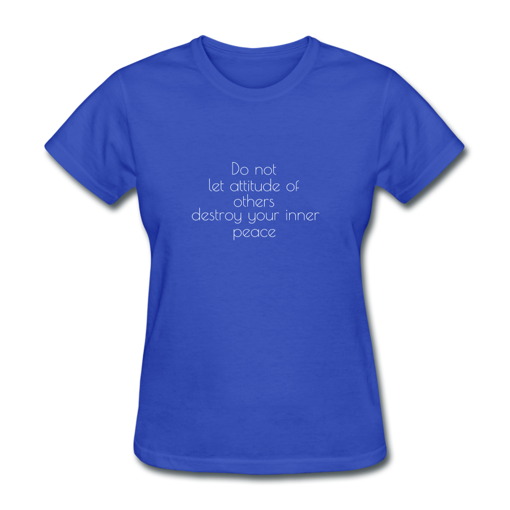 Do Not Let Women's T-Shirt - royal blue
