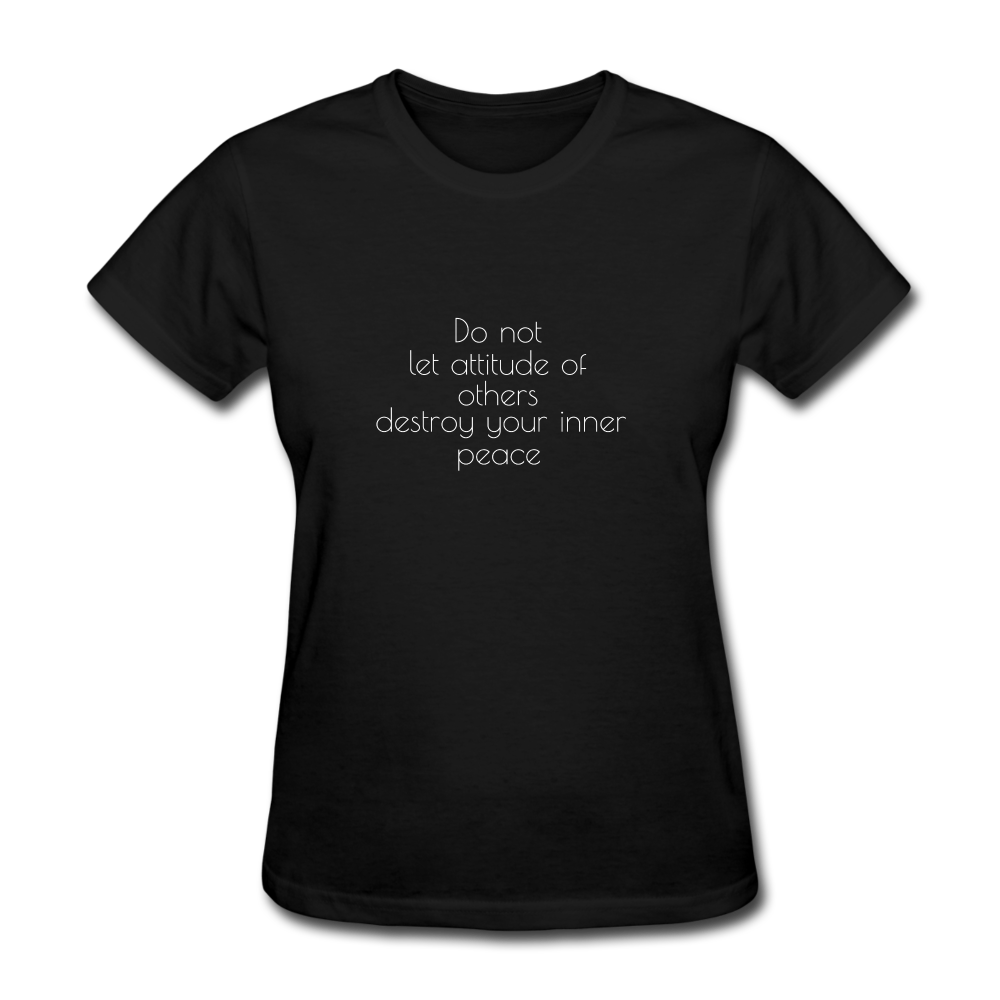 Do Not Let Women's T-Shirt - black