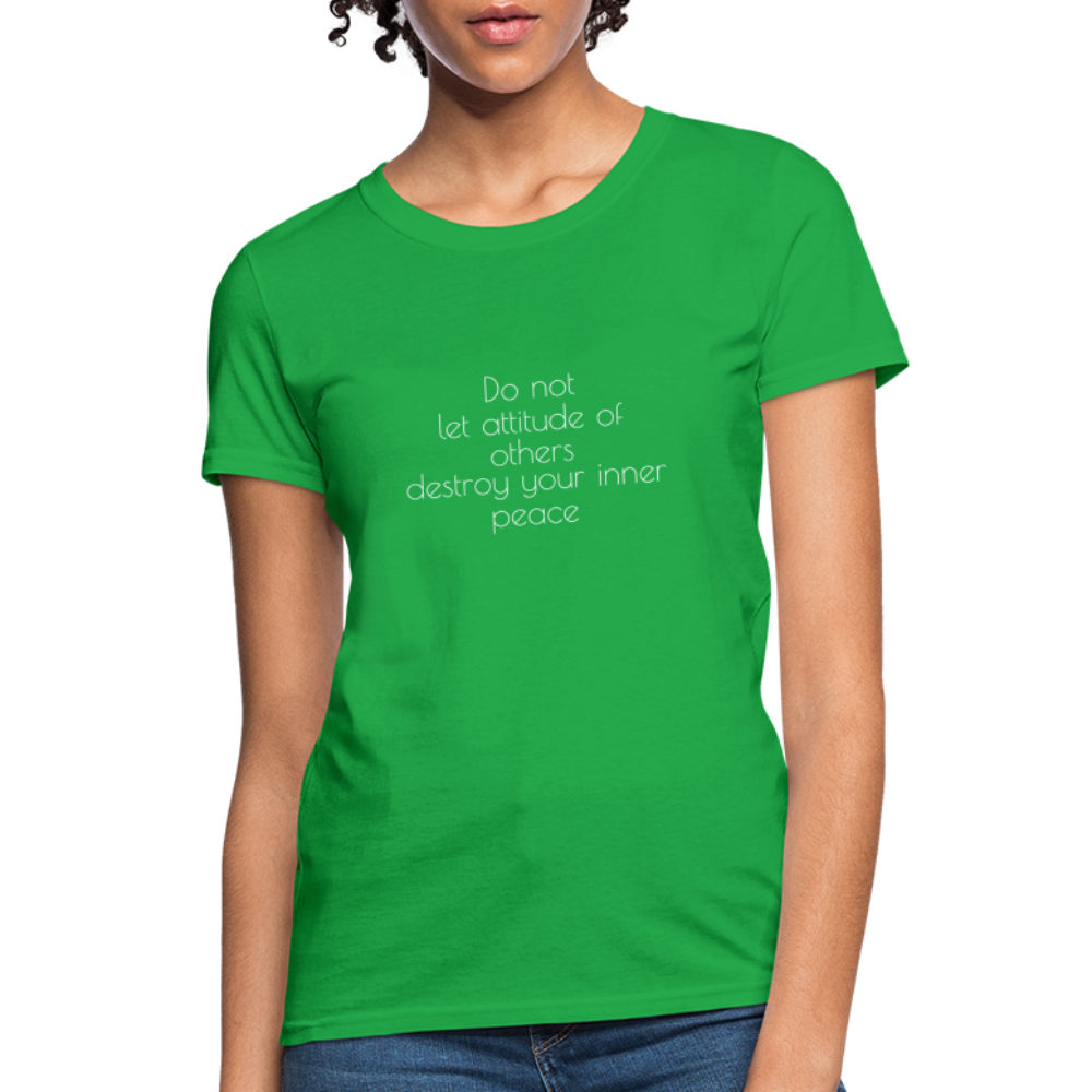 Do Not Let Women's T-Shirt - bright green