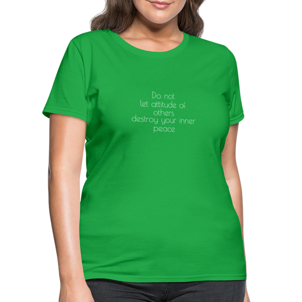Do Not Let Women's T-Shirt - bright green