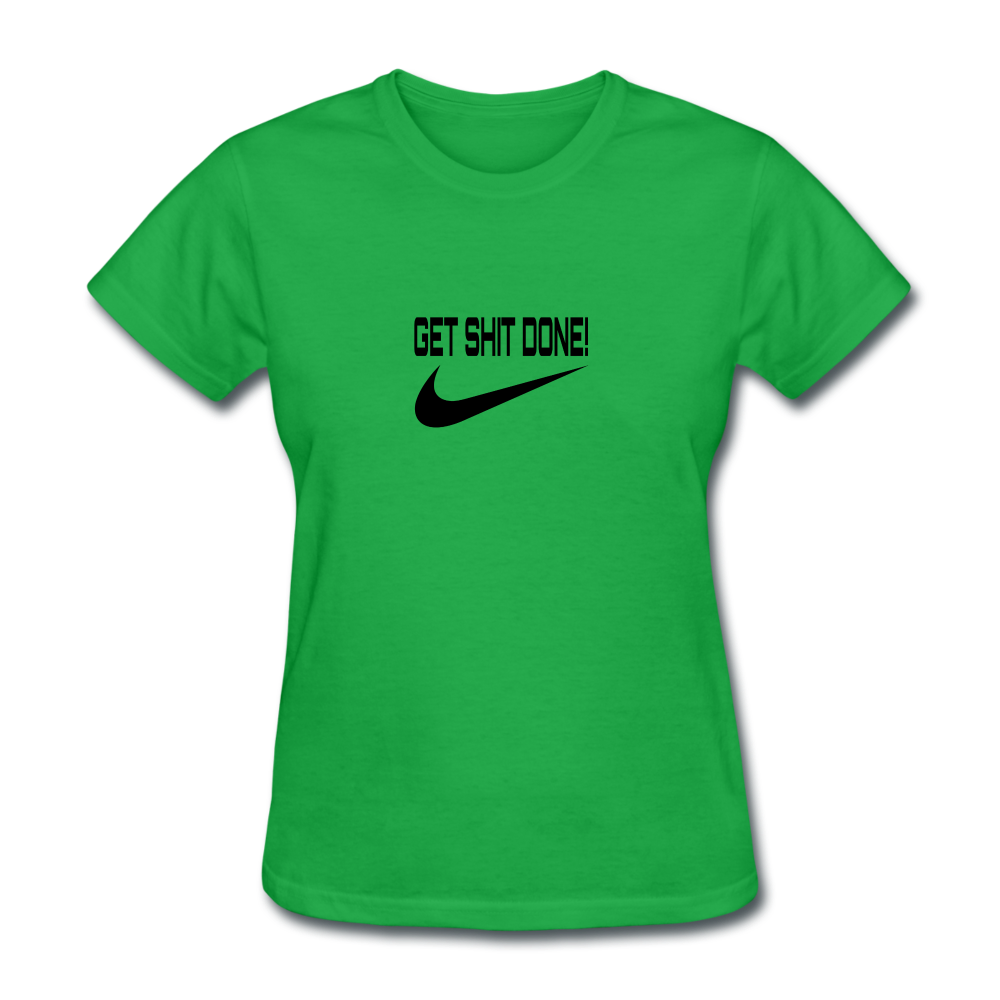 Get It Done Women's T-Shirt - bright green