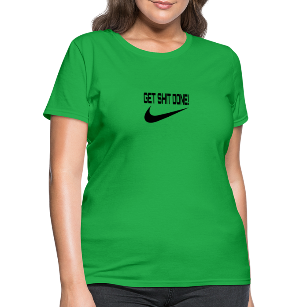 Get It Done Women's T-Shirt - bright green