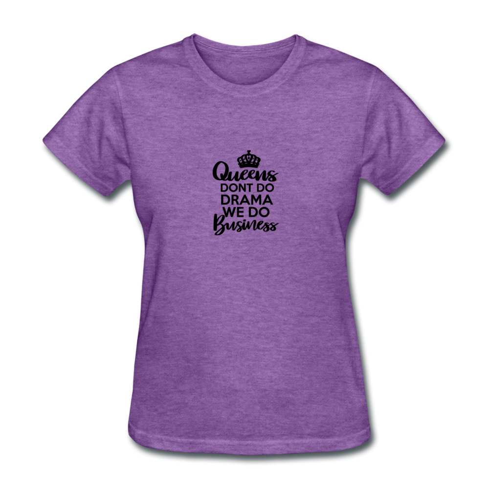 Queens Don't Do Women's T-Shirt - purple heather