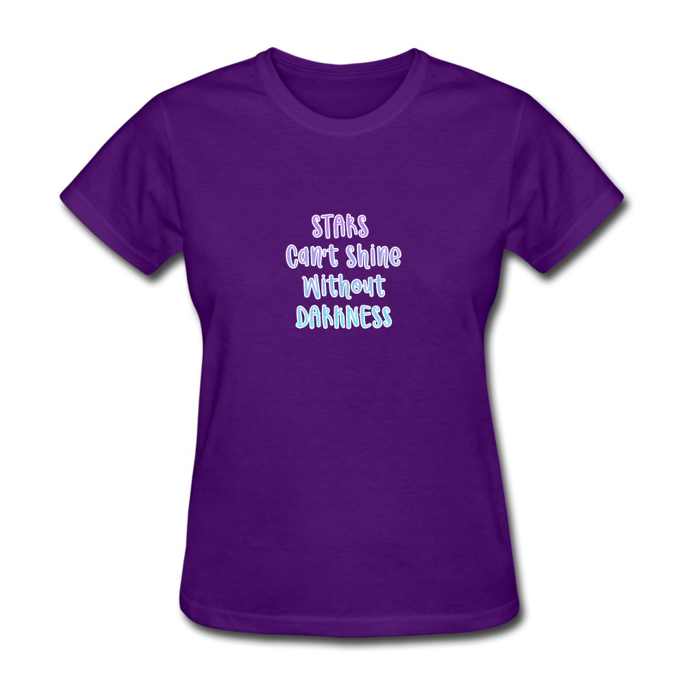 Stars Can't Shine Women's T-Shirt - purple