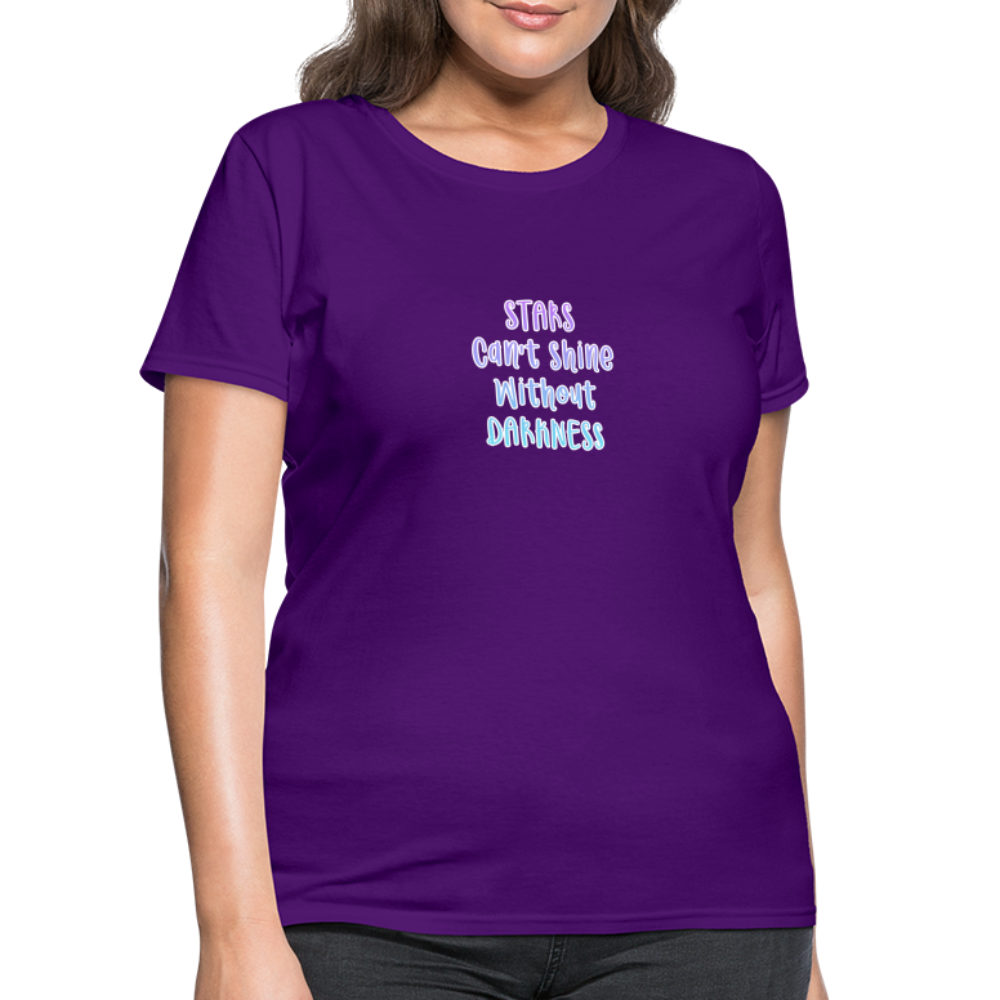 Stars Can't Shine Women's T-Shirt - purple