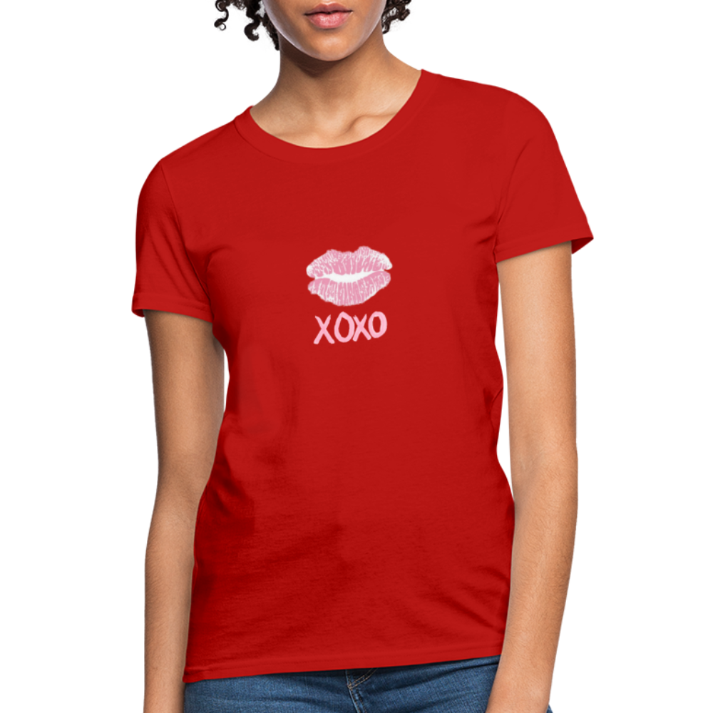 XOXO Women's T-Shirt - red