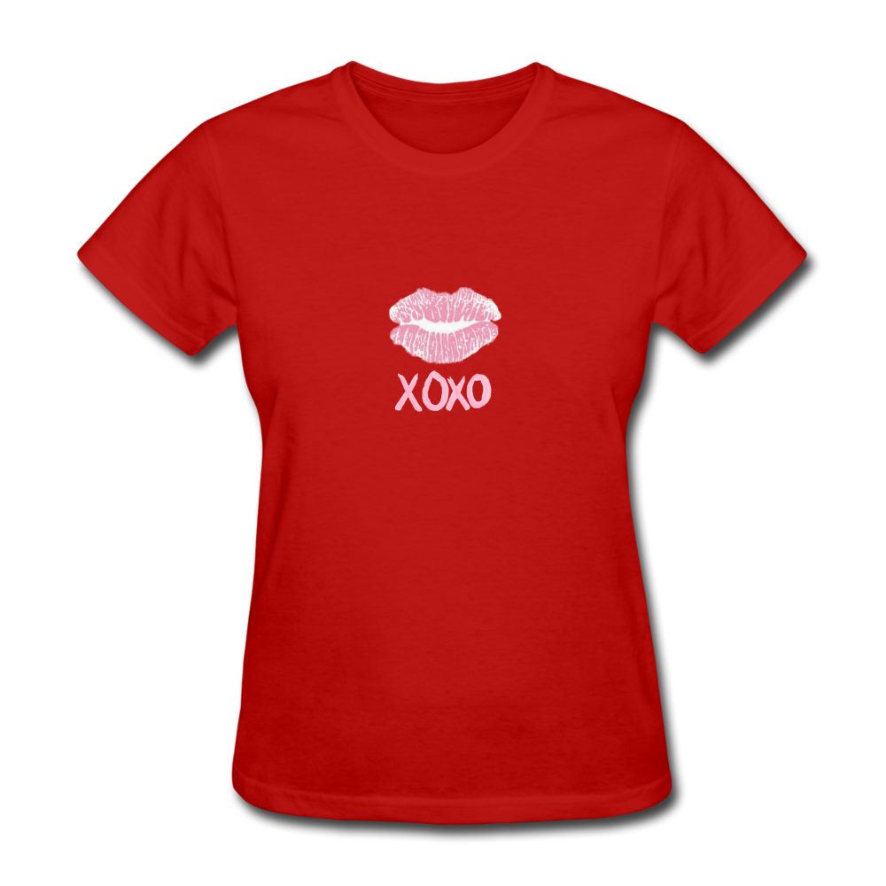 XOXO Women's T-Shirt - red