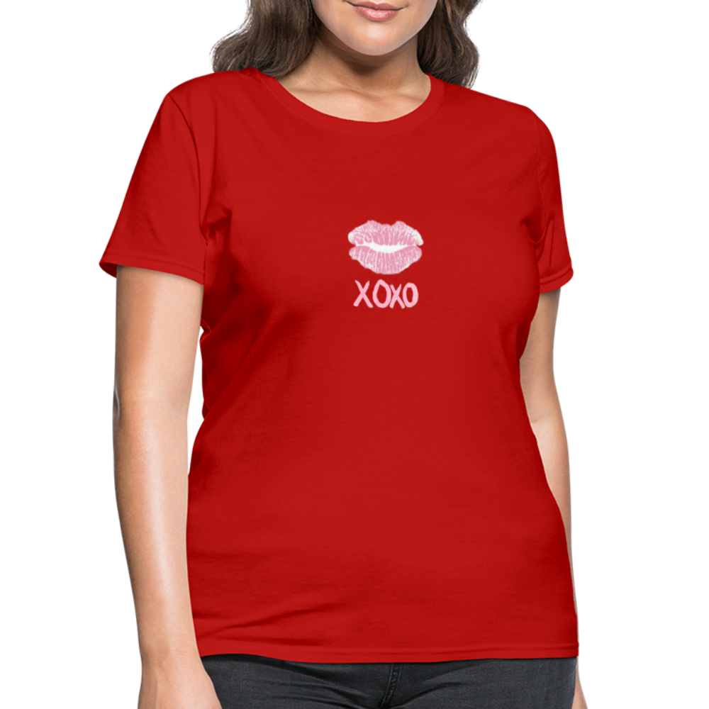 XOXO Women's T-Shirt - red