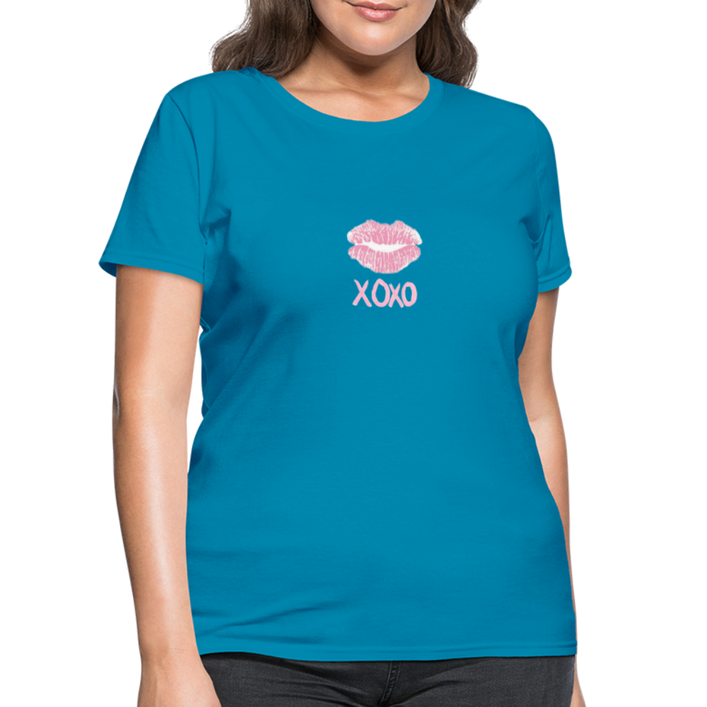 XOXO Women's T-Shirt - turquoise