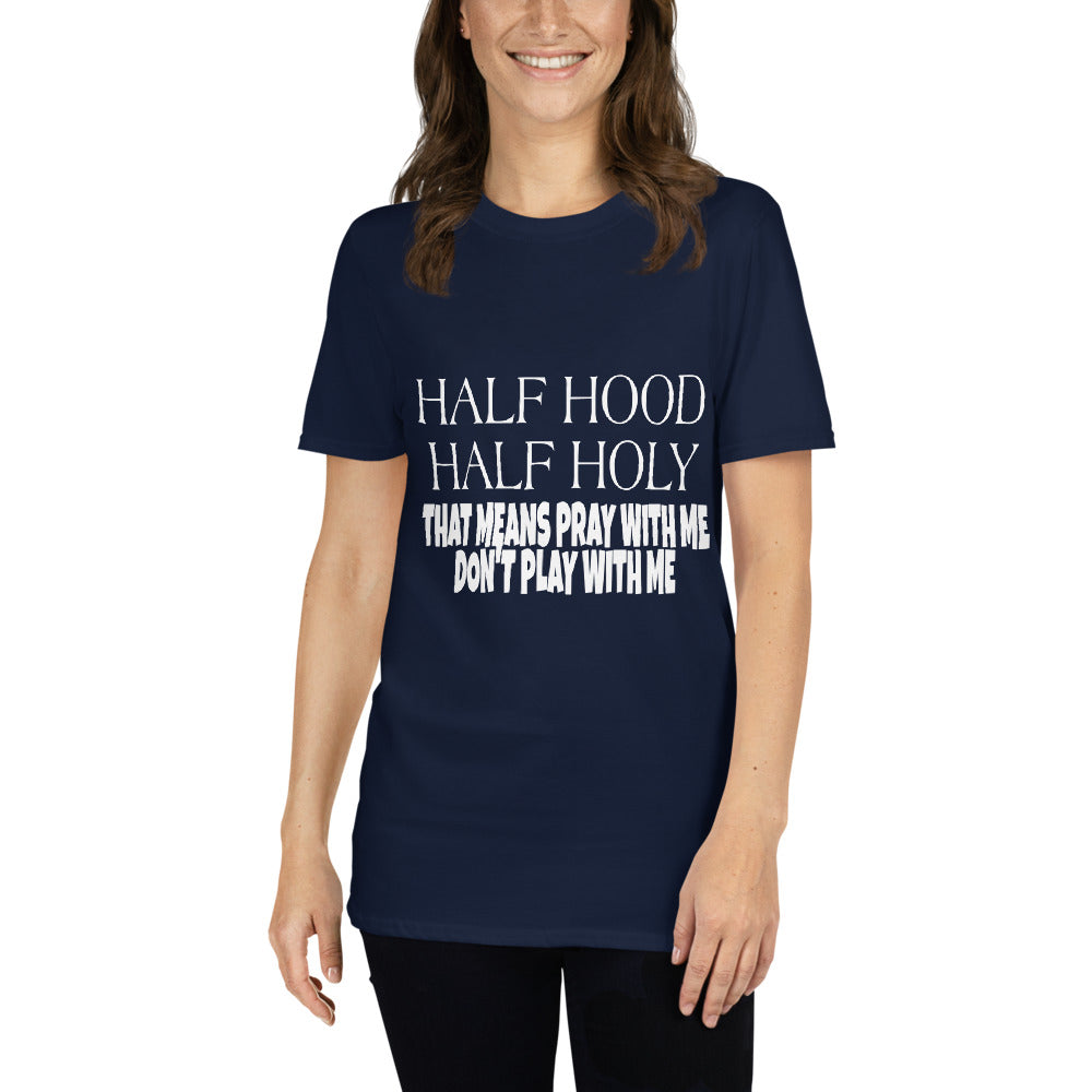 Half Hood Short-Sleeve Unisex T-Shirt