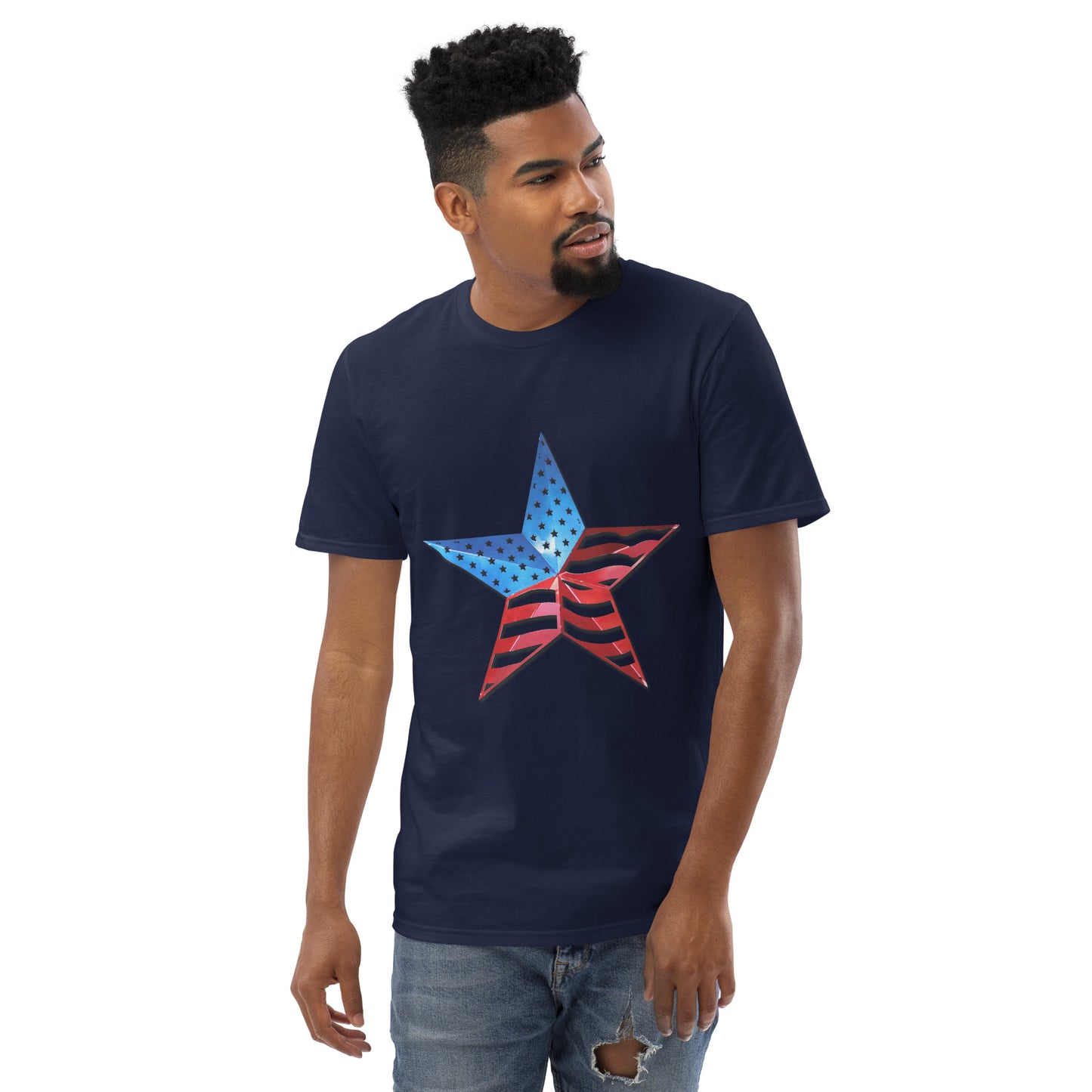 American Flag Star Short-Sleeve T-Shirt