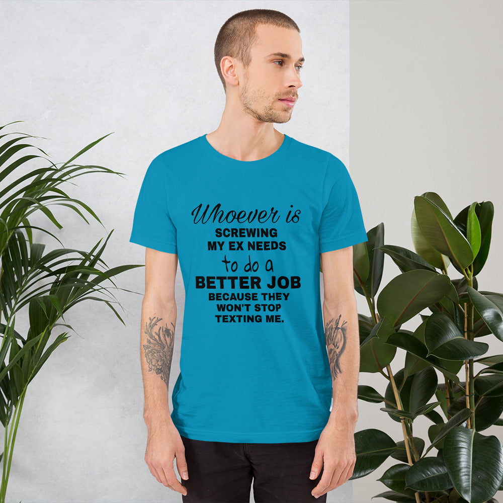 Whoever is Screwing Short-Sleeve Unisex T-Shirt