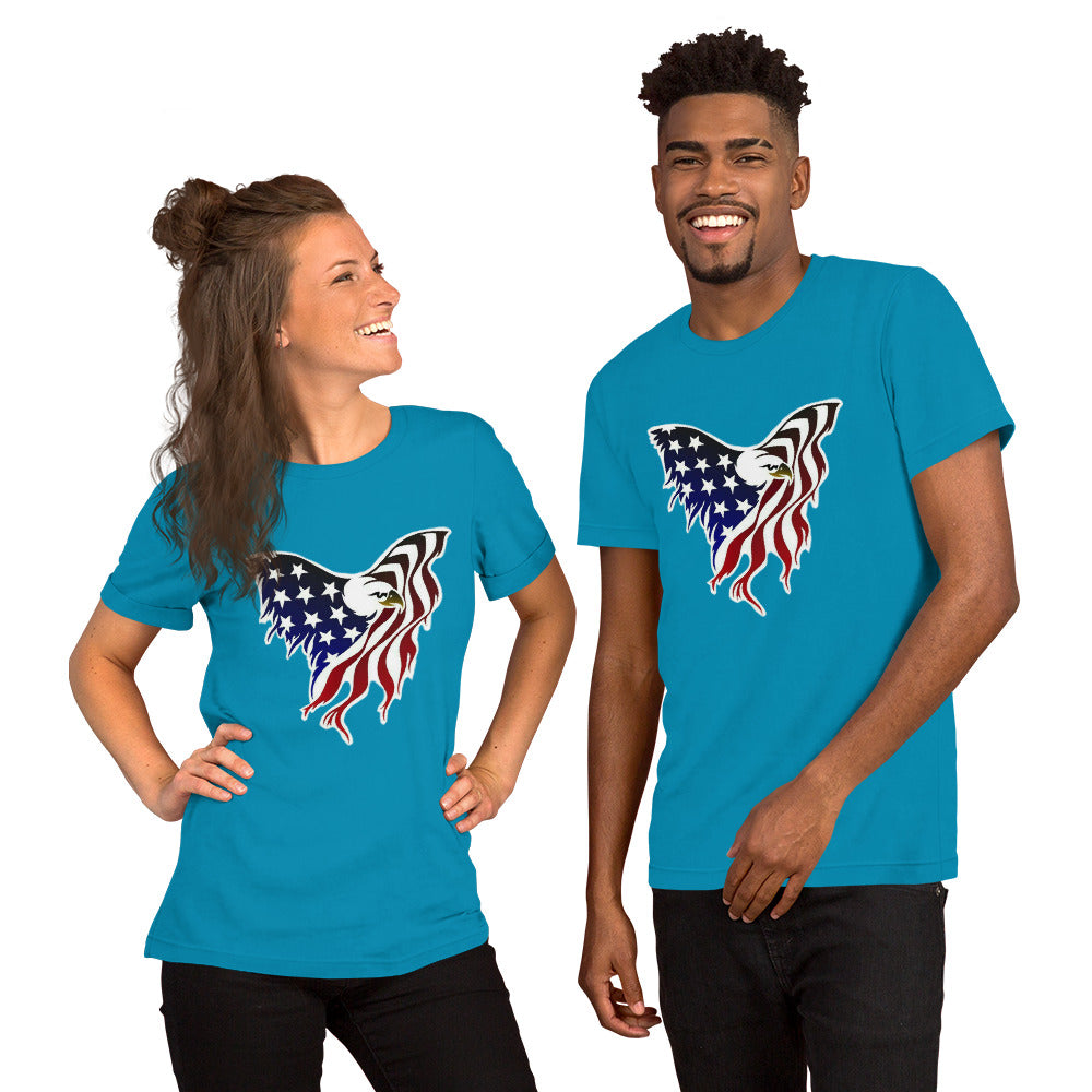 Eagle American Flan Unisex T-Shirt