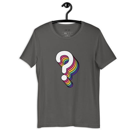 Rainbow Question Mark Unisex T-Shirt