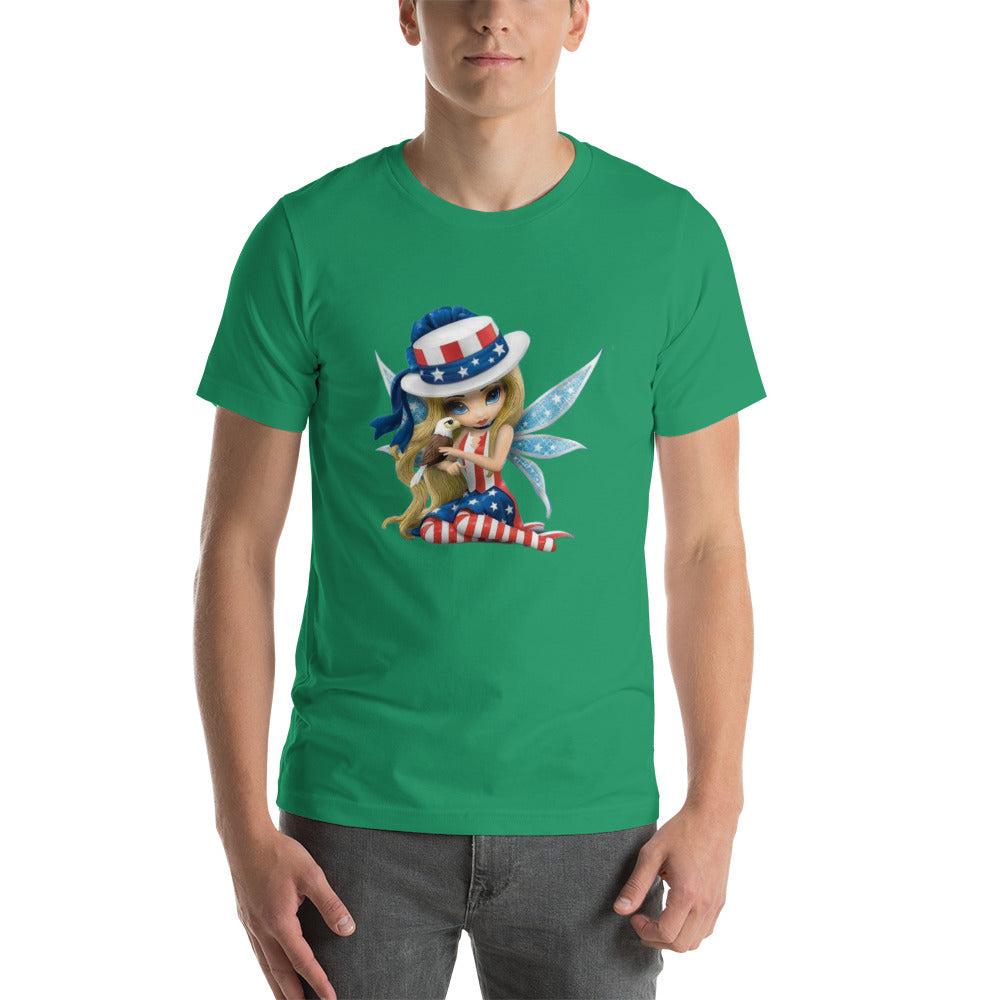 American Flag Fairy Unisex T-Shirt