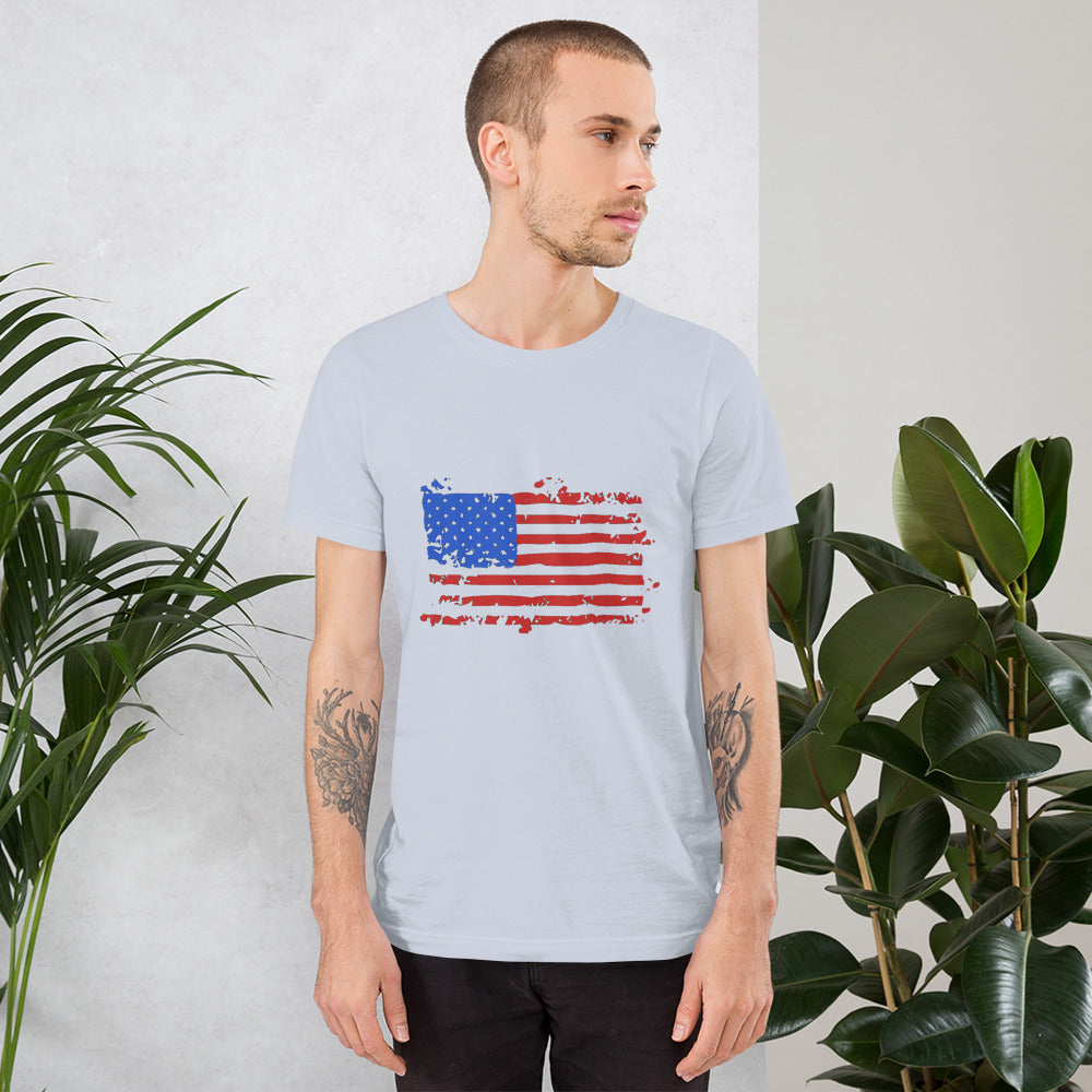 Worn American Flag Unisex T-Shirt